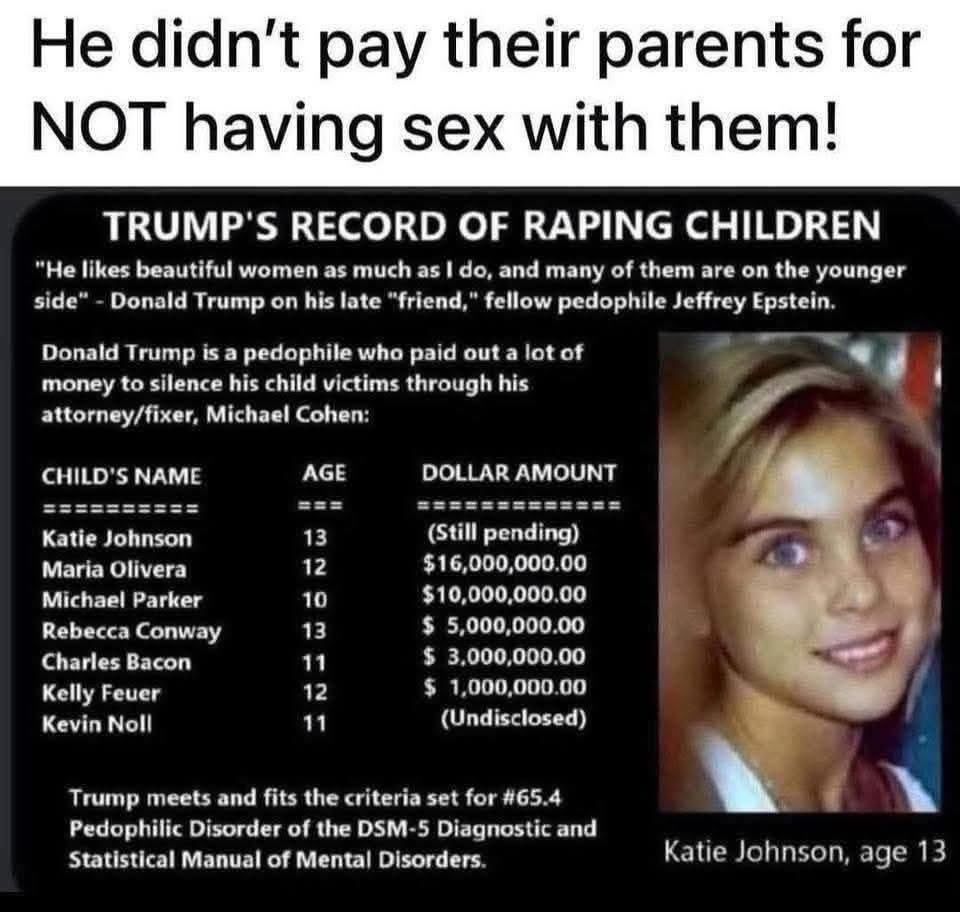 Bona2Michael's tweet image. I bet child services would like to interview the child since every #MAGA is a #PEDOPHILE. 

You support #TRUMP You stand for #Pedophilia