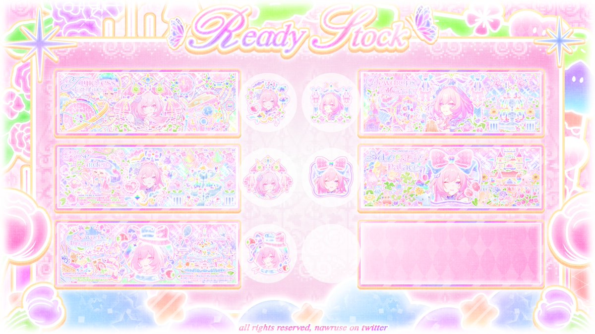 ՟ʚଓ. . .NA-RUSE! TEMPLATE 100K tweet media