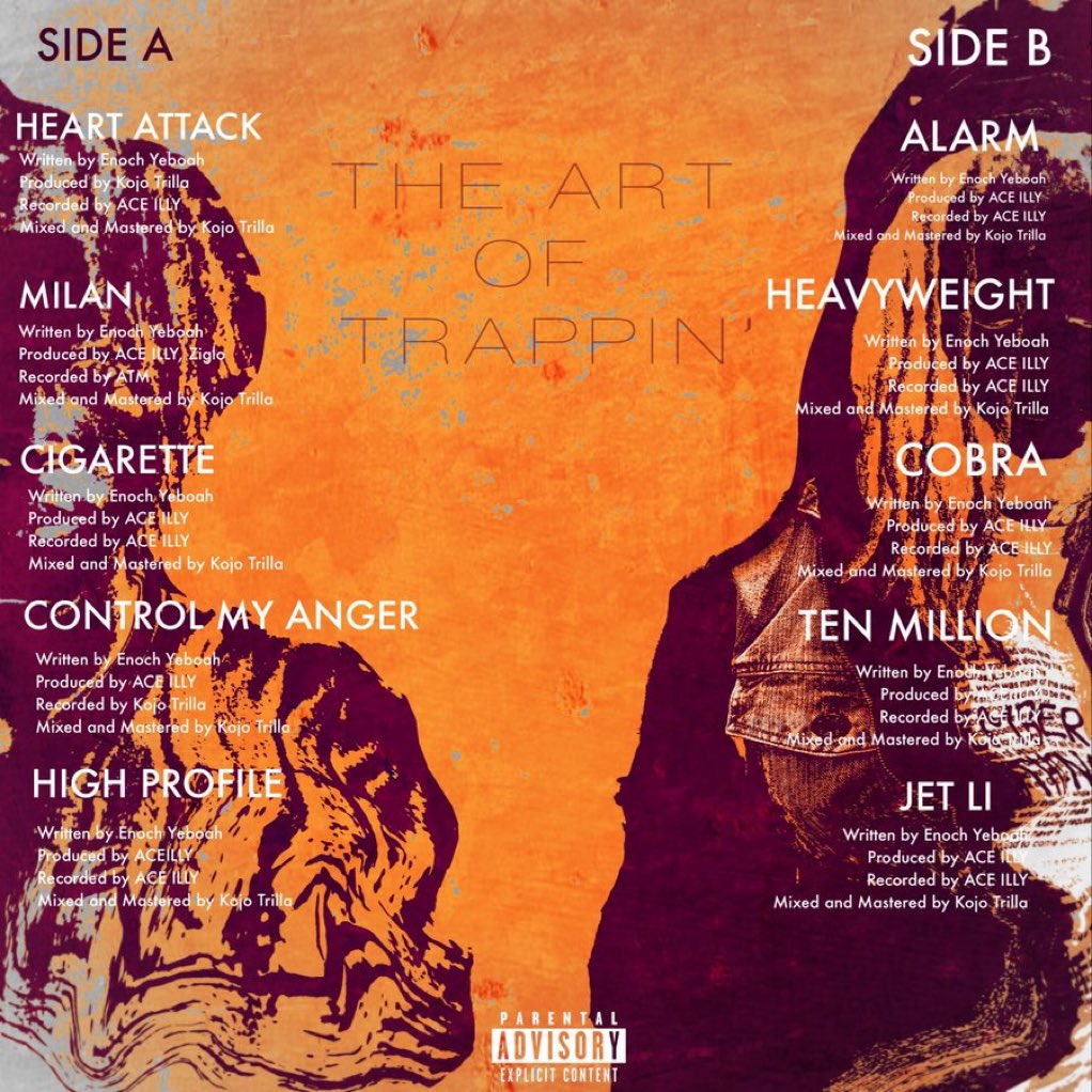 RapGhana's tweet image. 🎙️ #OUTNOW 🚨

👤 @ACEILLY
💿 THE ART OF TRAPPING

MAKE SURE TO STREAM THIS DOPE PROJECT #GHANARAP 🇬🇭 🔥 👇