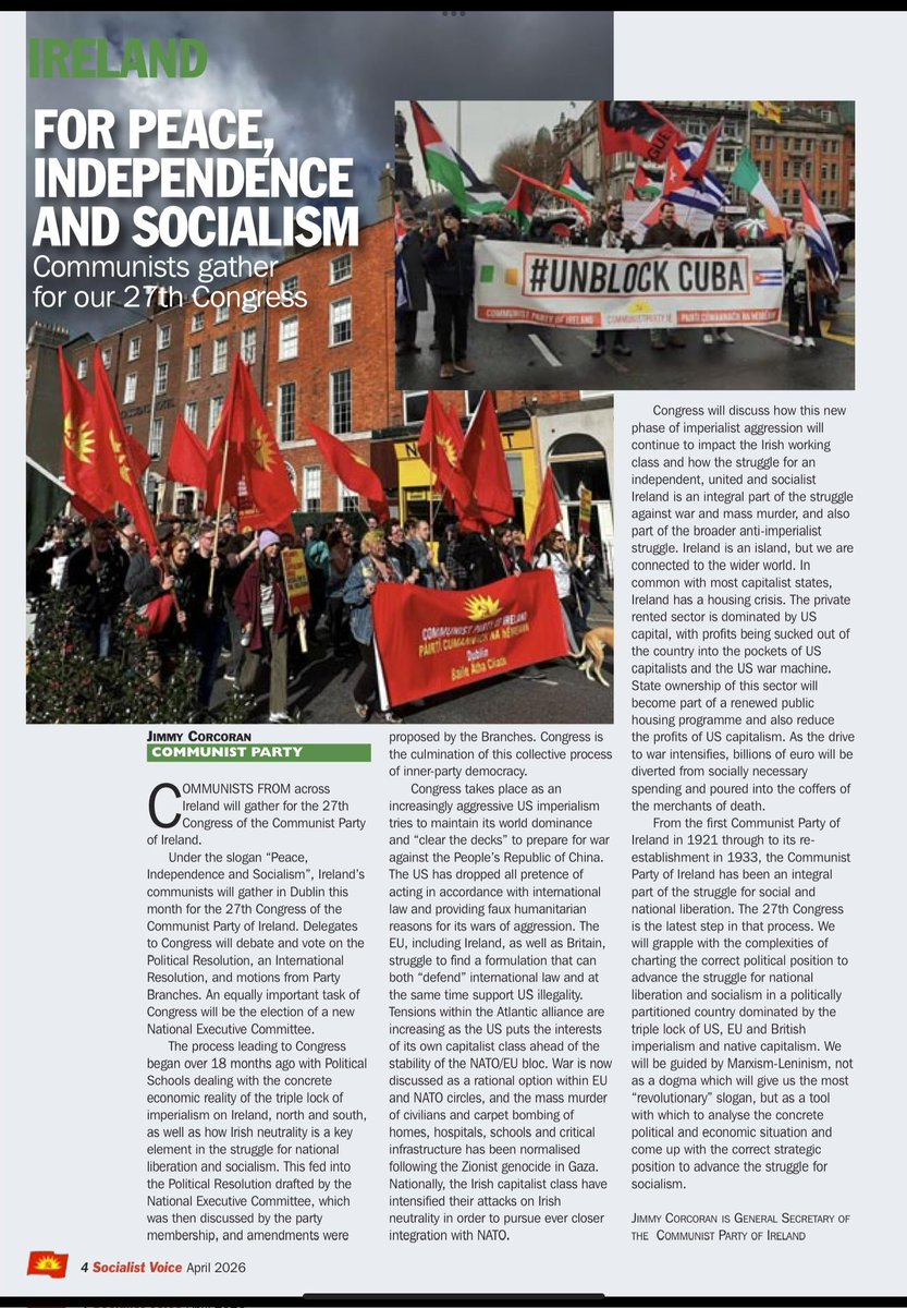 BelfastBranch's tweet image. Today. ✊🚩🚩🚩🚩🚩🚩#Dublin  #Congress 🇮🇪