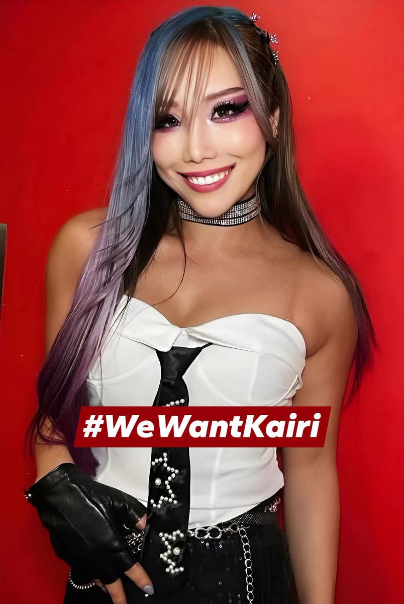 W78798052's tweet image. #WeWantKairi #wwe #raw