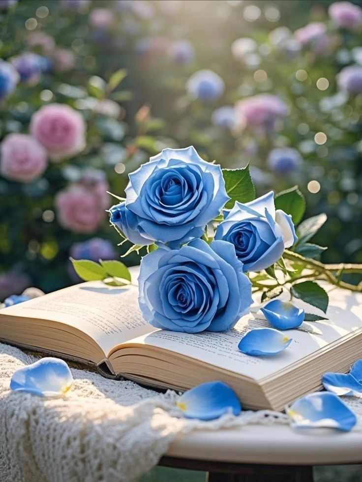 gibbous_leo's tweet image. pin.it/4y57LOyoS
#pinterest 

🩵🌹🤞💖
花言葉：「夢かなう」「奇跡」「神の祝福」「喝采」「真実の愛」
（青い薔薇はかつては実現不可能と言われていたため、以前の花言葉は「不可能」だったそう）