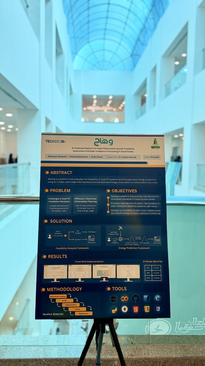 WahhajPlatform's tweet photo. واط عن واط يفرق⚡️

فيه شيء اليوم في المعرض يستحق إنك توقف عنده شوي 👀
 
إذا ودك تعرف ليه فعلًا يفرق؟ زوروا مشروعنا ☀️ 

رتويتكم يوصّل الفكرة، ويكبّر المنفعة 🙏🏻🤍

#TechHub3 | #FCIT https://t.co/wYs1UEZhp8