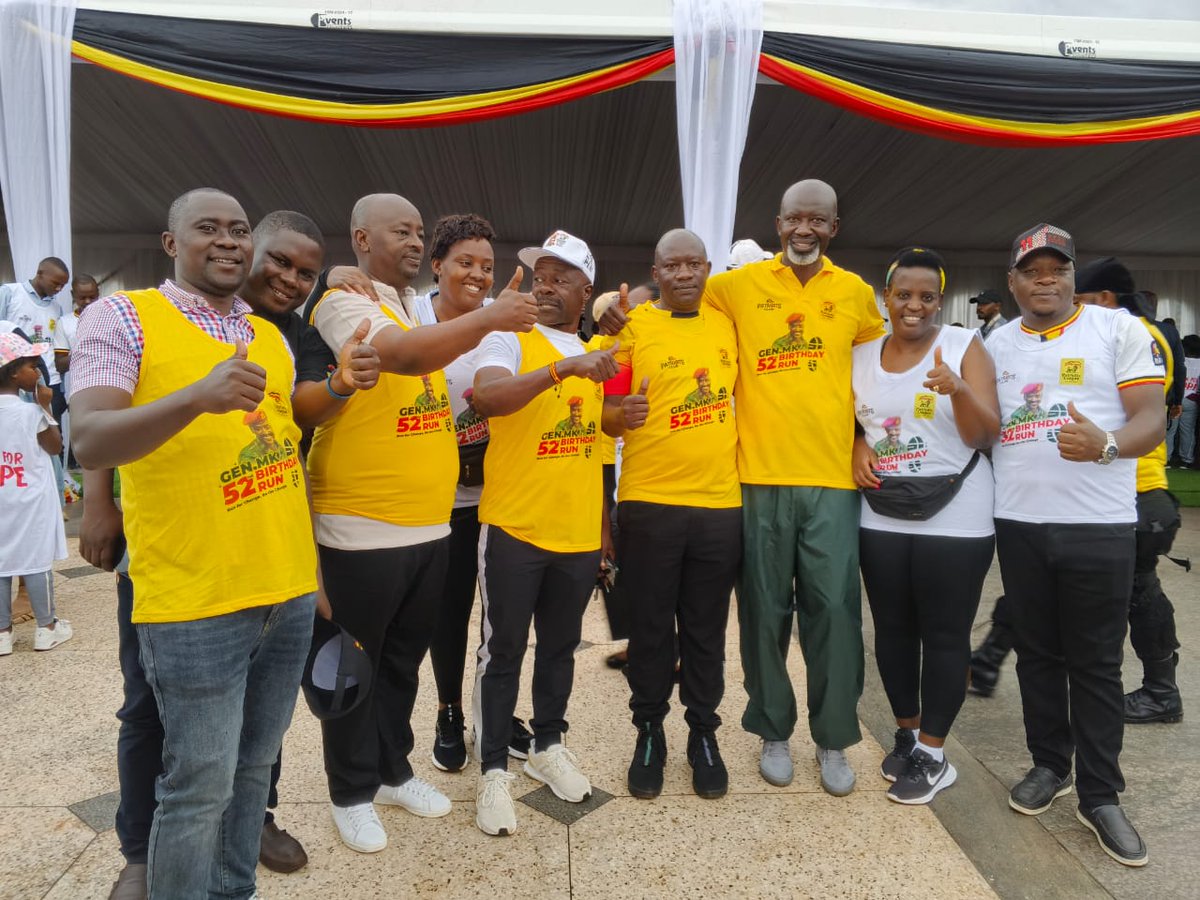 byamanywohaj's tweet photo. I joined fellow Ugandans in celebrating the birthday of our leader, Gen. @mkainerugaba, through the #RunForCharity and #RunForHope events. Wishing you a very happy birthday, General! @MichealMawanda1 @FrankGashumba @kasujja @nshanganelson @KatwirePolly @DamsonCKivumba https://t.co/lDD5lCXa2x