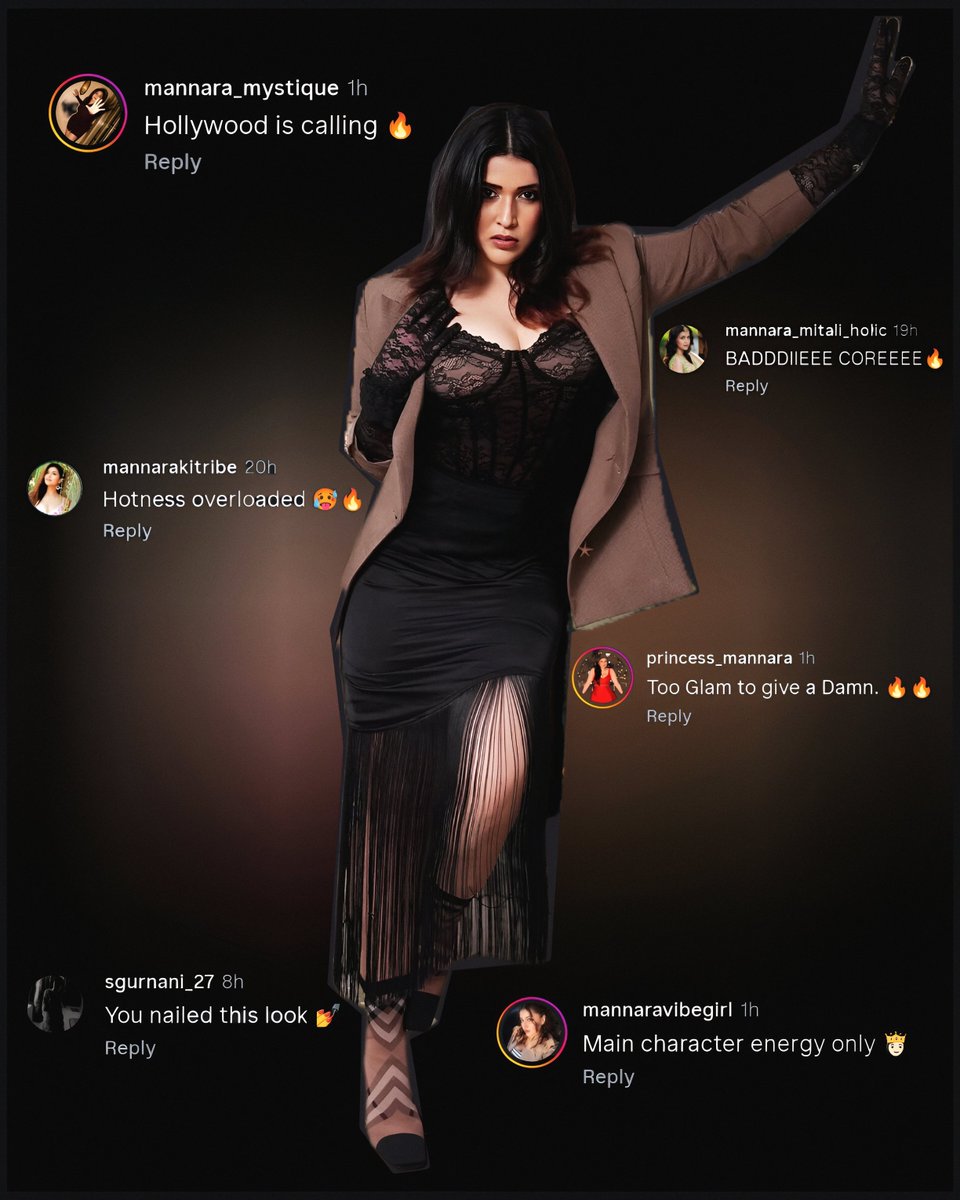 MannaraKiTribe's tweet photo. Her fans gone crazy for this look 🥵🔥🫠💋💅

#MannaraChopra #MannaraKiTribe https://t.co/7Zkr0q2sIc