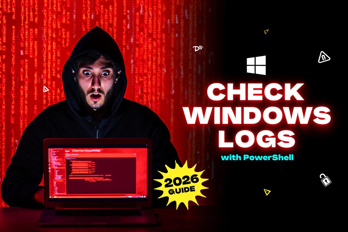 Xpert4Cyber's tweet image. 🚨 Check Windows logs with PowerShell &amp;amp; uncover hidden threats fast. 🔍

👉 xpert4cyber.com/2026/04/how-to…

#CyberSecurity #PowerShell #Windows #InfoSec #EthicalHacking #ITSecurity