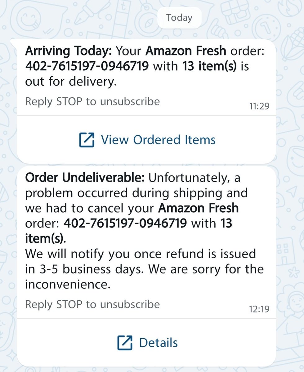 sounther_c's tweet photo. @amazonIN What's this? Cancelling the order after the status showing "Out for delivery". Should we wait for 4 days to get the order canceled? https://t.co/WJhJ6msfwF