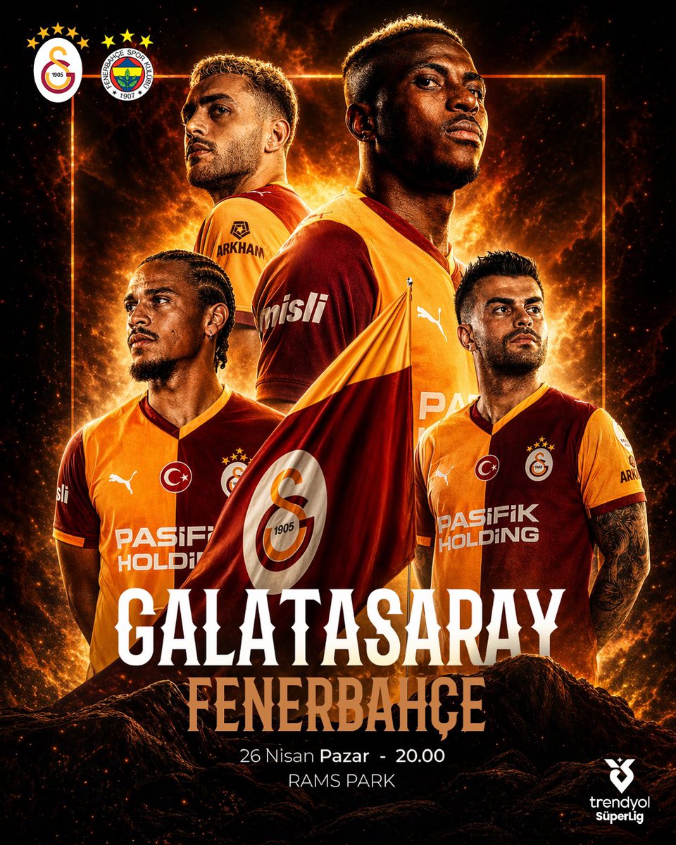 GSStore's tweet photo. RAMS Park’ta tek hedef: galibiyet! 💪
Başarılar GALATASARAYIMIZ! 🦁💛❤️

#GSvFB https://t.co/K6P2LUdZAn