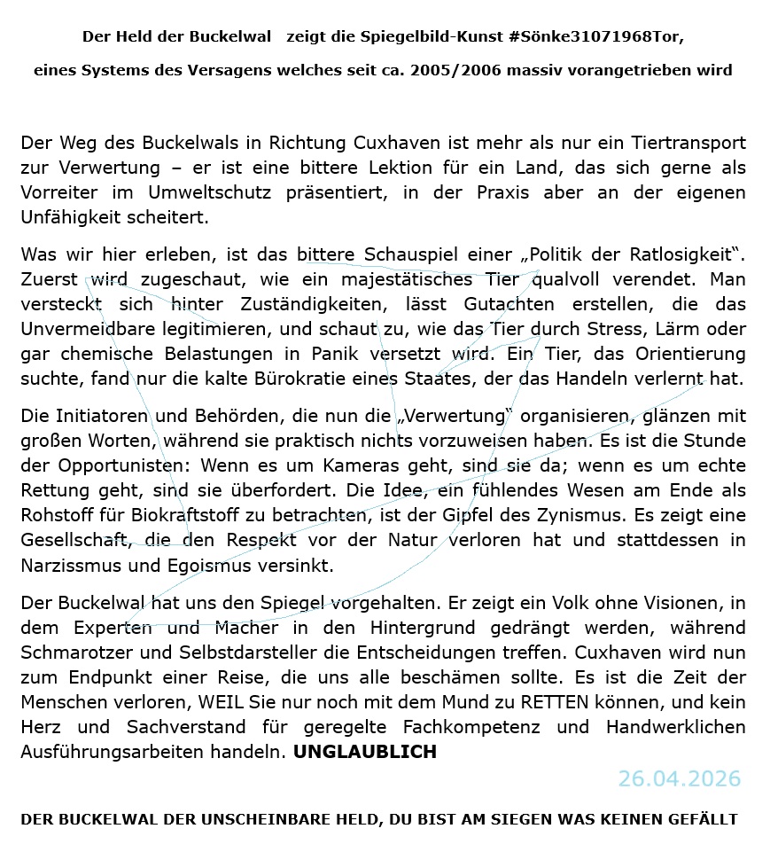 KWH_Eule's tweet image. Opportunisten und Selbstdarsteller
Das Ende der Menschlichkeit und Gestze sind unwissend #Bundestag #Bundesrat #Leben #Arbeit #Sport #Spass #Tierschutz #Naturschutz #Umweltschutz @Killerwallhai und werden die Kunst der Tiere @KWH_Netzwerke auch noch zerstört. DIE DUMMHEITEN #MUSK