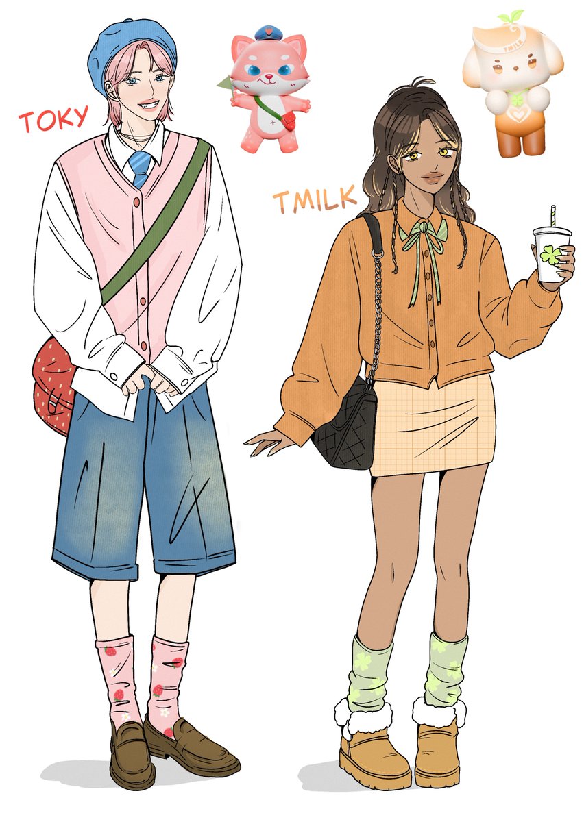 Double T, Toky and TMiLK 🍓 🥛 ตอนนี้เหลืออีกแค่ตัวเดียว ครอบครัวก็จะสมบูรณ์แล้ว 🤏🏻
#DMDMascots #MrToky #TMiLK