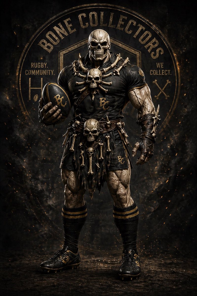 Bone Collectors Rugby Coin tweet media