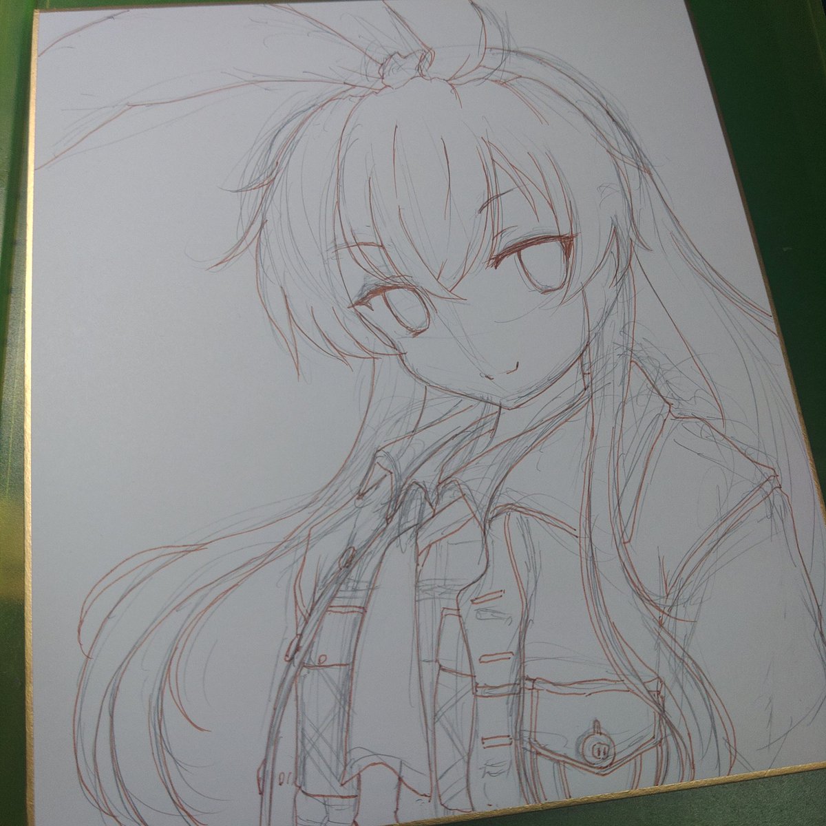 書き始めたは良いけど中のワンピースどうやって塗るかまで考えてなかったおじさんです 