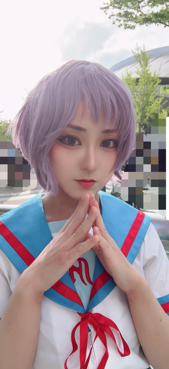 pop0drop1's tweet photo. 涼宮ハルヒ
長門有希(夏制服)

9ホール近くのコスプレエリアきましたー
どうぞよろしくお願いします✨
 #ニコニコ超会議2026
 #超コスプレ https://t.co/3KhSOkwfCw