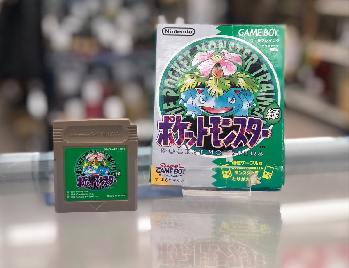 ? 福重店 ✨ 伝説の始まり、箱付きで降臨。 ポケットモンスター緑 
