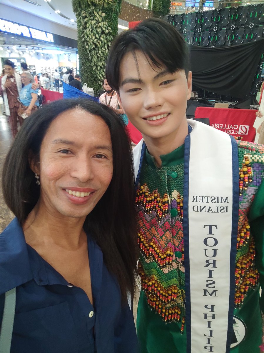 SweetieGene20's tweet photo. Representing Naguilian, La Union, say hello to contestant Number 13 Mr. Jay Secuya for Mister Island Tourism Philippines 2026 😊👑✨

It was a pleasure to meet you Jay 😊❤️🫶 You're very charming

Your performance during the Pre Pageant was amazing 😊

With Love,

Sweetie Gene 😊 https://t.co/R8fNOaXrs2