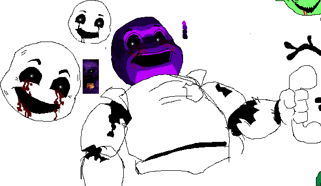 FlameZ_yuh's tweet photo. rest in piece my 5 missing kids got hit by a bazooka 
#fnaf #fivenightsatfreddys https://t.co/Go8zQPiXdl