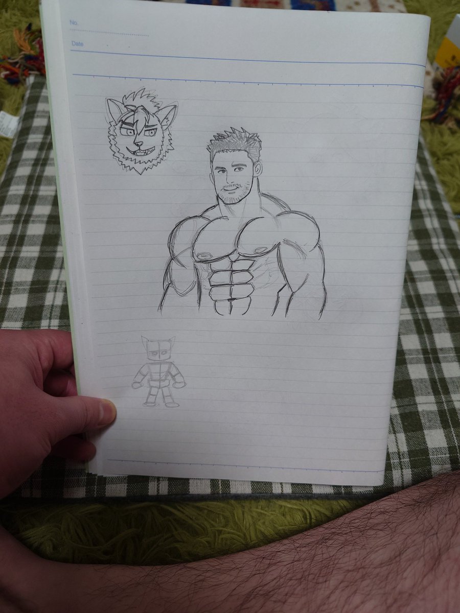 moai_jun5963's tweet photo. お絵かき11日目？？

筋肉むずくね？

でも、筋肉描けるようになりたいんじゃぁ！！ https://t.co/mWjUEQhvMG