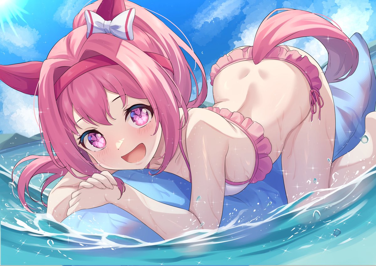 海外の人たちに好評の水着ウララちゃん！