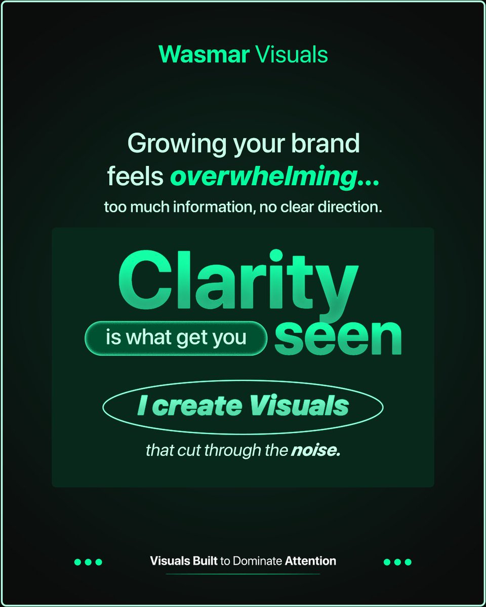 Wasmar Visuals tweet media