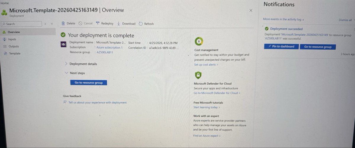 Wormindb's tweet image. When you seem to have an old lab file from @MicrosoftLearn and show it to @claudeai claude.ai/share/4d7fc2a0… #becomingaca #microsoftlearn #keeppushing