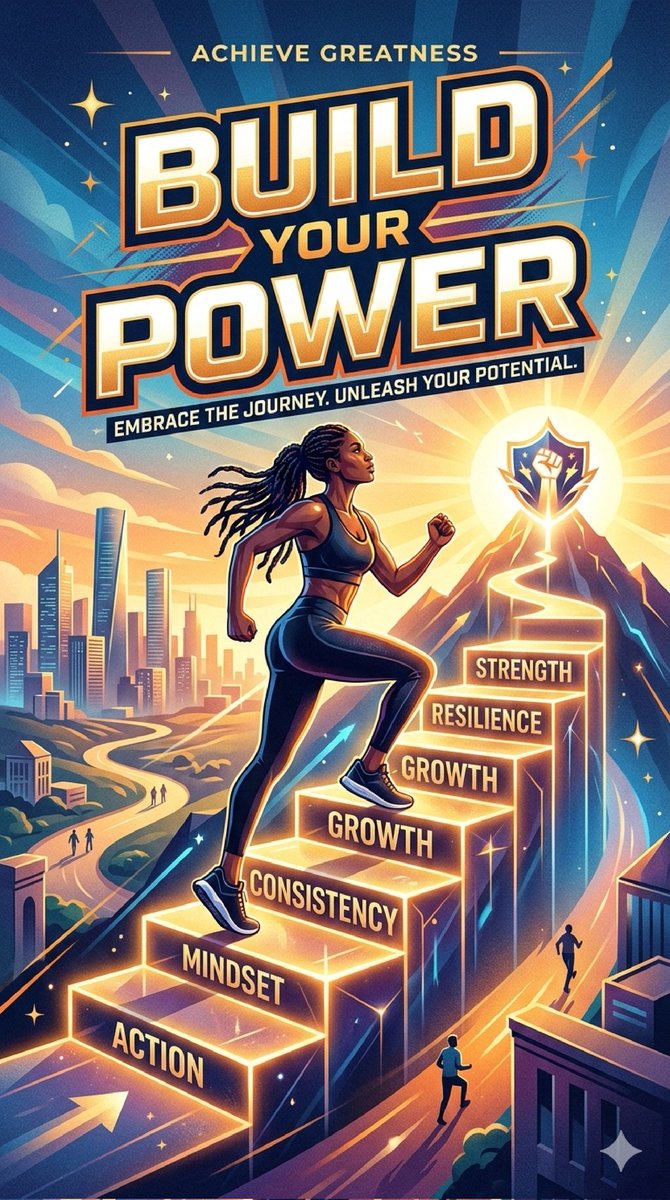 UrbanMind78's tweet image. Start with action.
End with strength. 💪
Everything in between is consistency.
#Action #Consistency #Strength