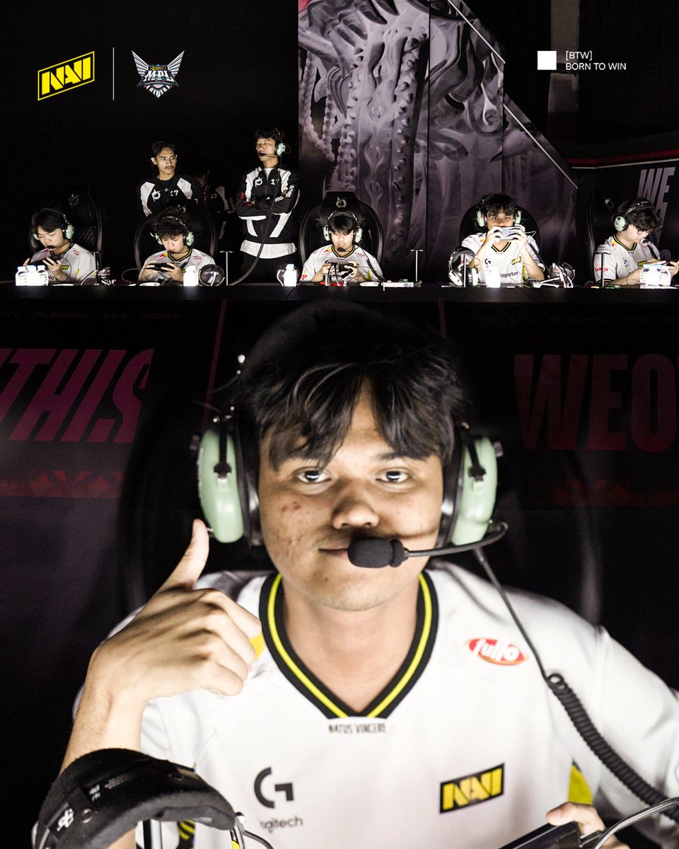 NAVIMLBB_'s tweet image. Let’s go, finish Week 5 of MPL Indonesia with a victory! 💪😁

#BORNTOWIN #NAVINATION