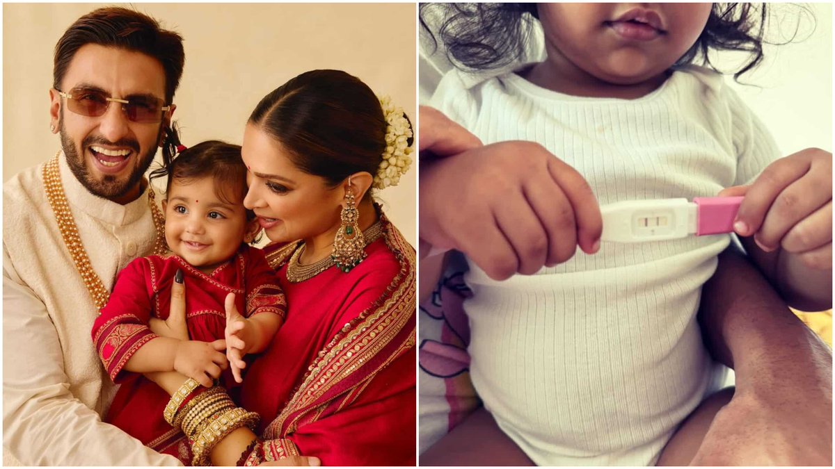 bollynova's tweet photo. Deepika Padukone Reveals Second Pregnancy with Ranveer Singh in Sweet Family Post Featuring Daughter Dua 🥰🥰🥰👏#DeepikaPadukone #SecondChild https://t.co/B8xlXULqTy