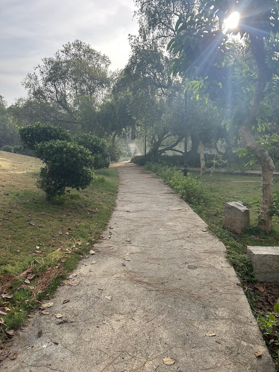 ParamT's tweet photo. Nehru park https://t.co/9EKmi4bLlb