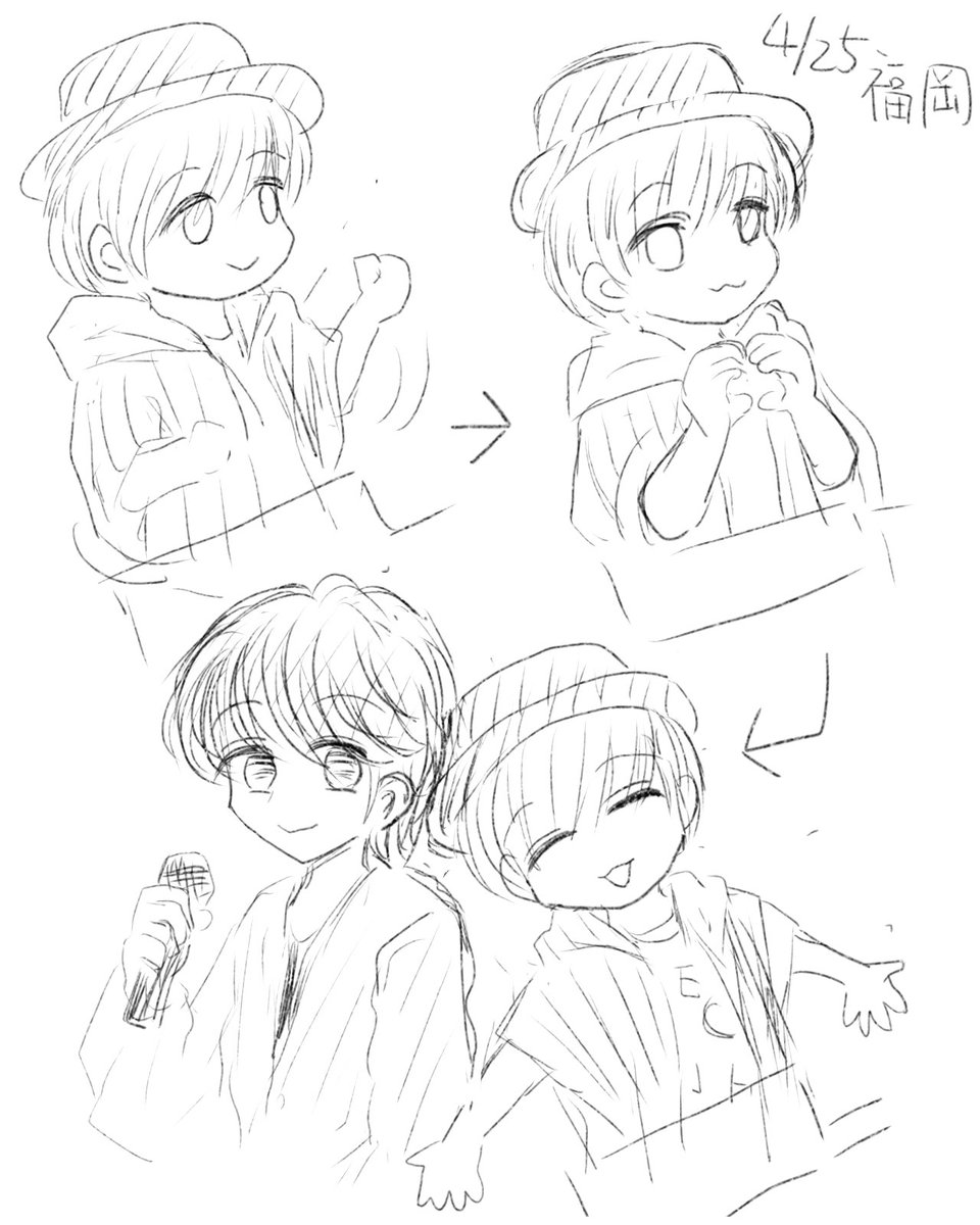 #エレナイネタバレ26
EN福岡落描き
 ムンシャイの可愛い過ぎたアレ