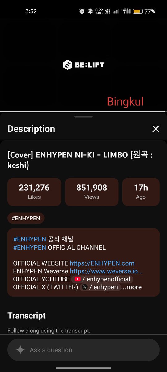 bingkul81's tweet photo. @haerikichan LIMBO BY NI-KI
#TheBestofNI_KI
#RIKCOVER_OUTNOW
#祝ニキくんソロカバー #니키 https://t.co/iqCsCIuFbV