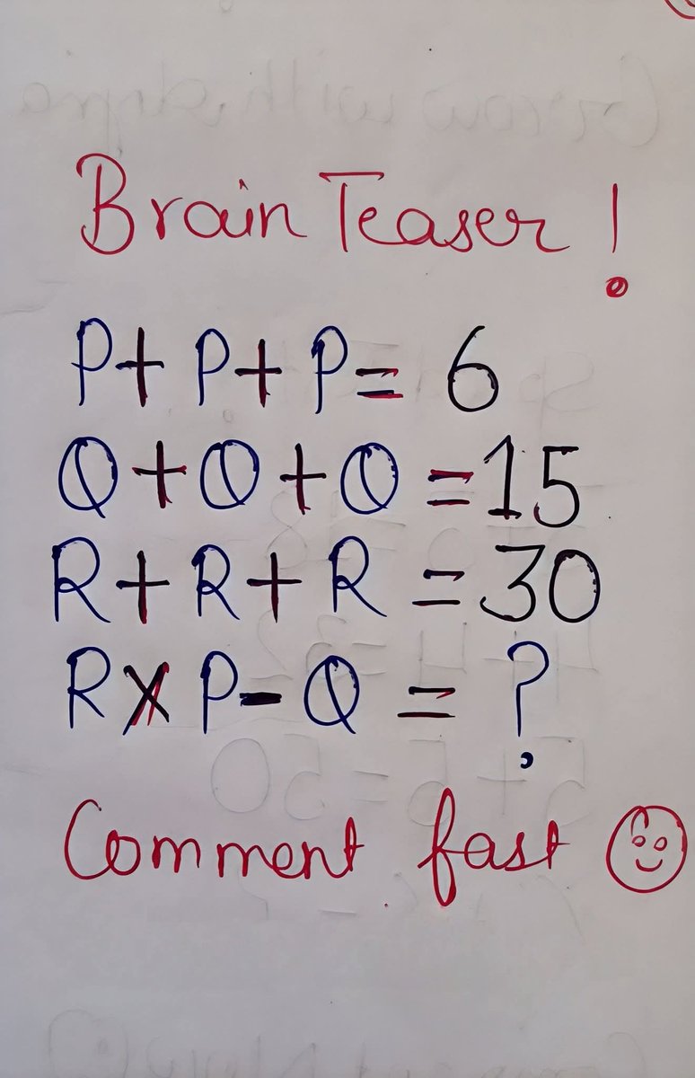 Brain Teaser ! Comment your answers