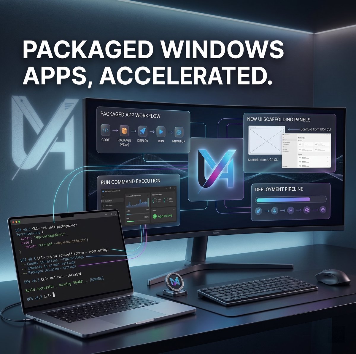 uxionapps's tweet image. Windows App Development CLI v0.3 adds new run and UI commands for packaged apps. 🚀
Faster launch, debugging, and UI automation from the command line is a smart step for Windows teams. ✨

#UxionApps #WindowsDevelopment #AppDevelopment