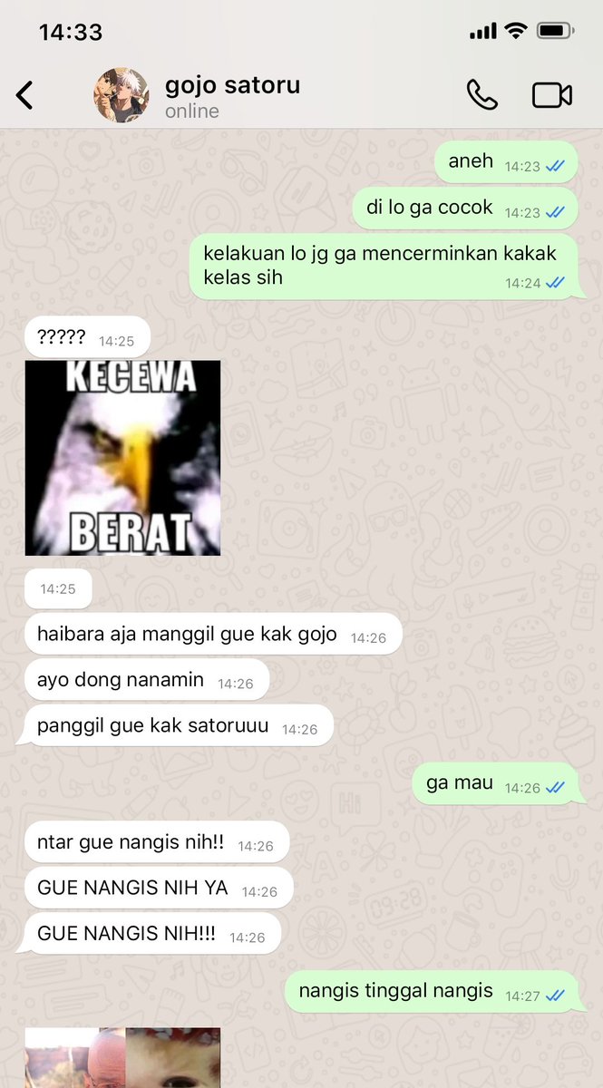 tsukkiyakee's tweet photo. gojo nanami jaman sekolah dimana gojo minta dipanggil "KAK"

a #gonana one tweet fic https://t.co/RRf7yJE1yc