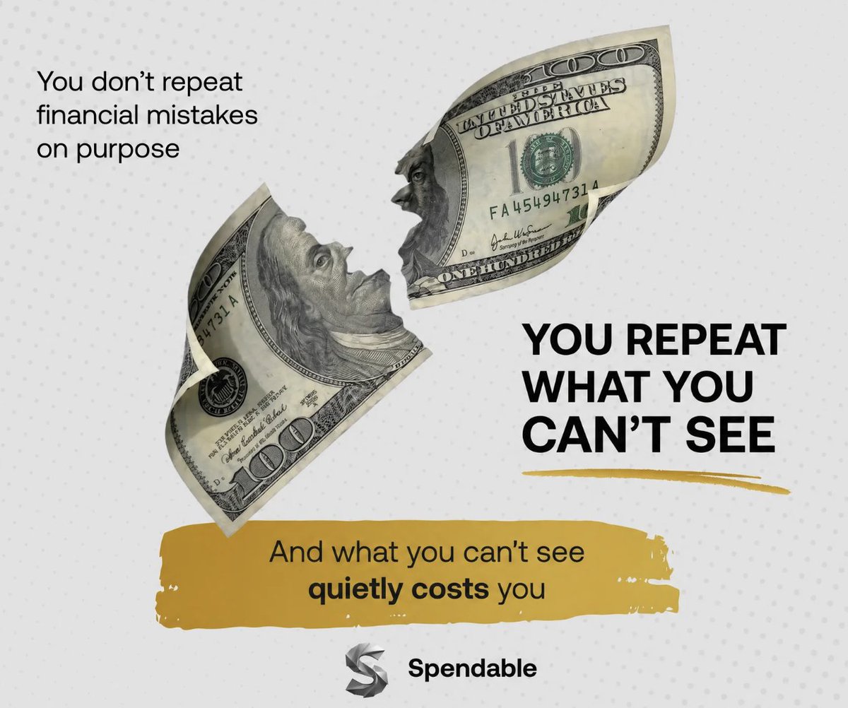 spendablepro's tweet photo. You’re missing something.

What you don’t see… repeats.
What repeats… costs you.

@spendablepro makes it all visible, finally! 📈 https://t.co/hxV7cPtoYn