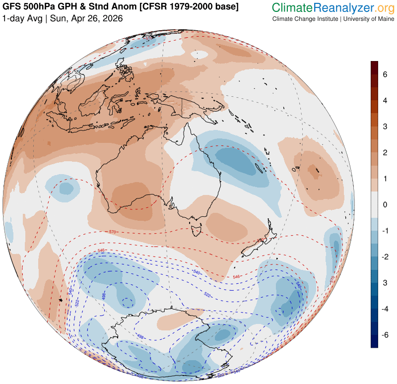 jnmet's tweet image. A strong trough will bring some rain to southwest #WesternAustralia Monday into Tuesday. Another trough will bring more rain to the area Thursday into Friday with rain returning to southeast #Australia next weekend.