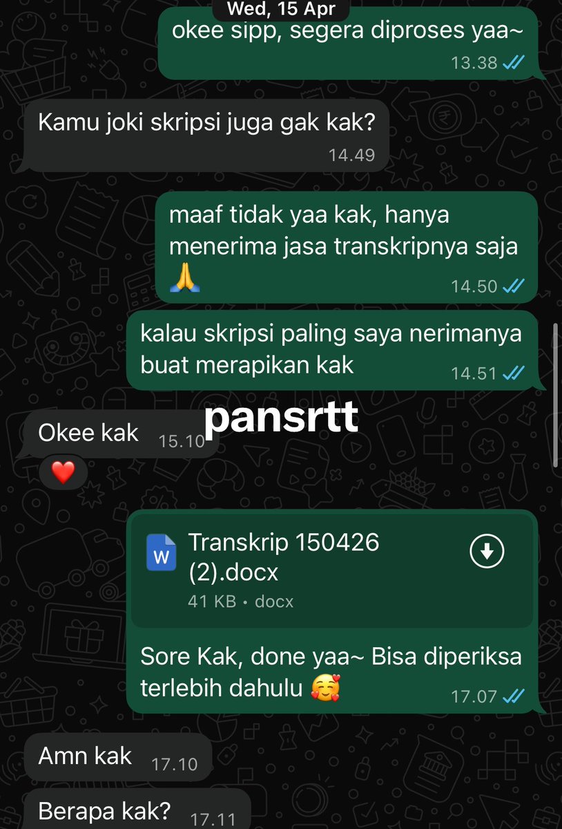 Pan Transkrip tweet media