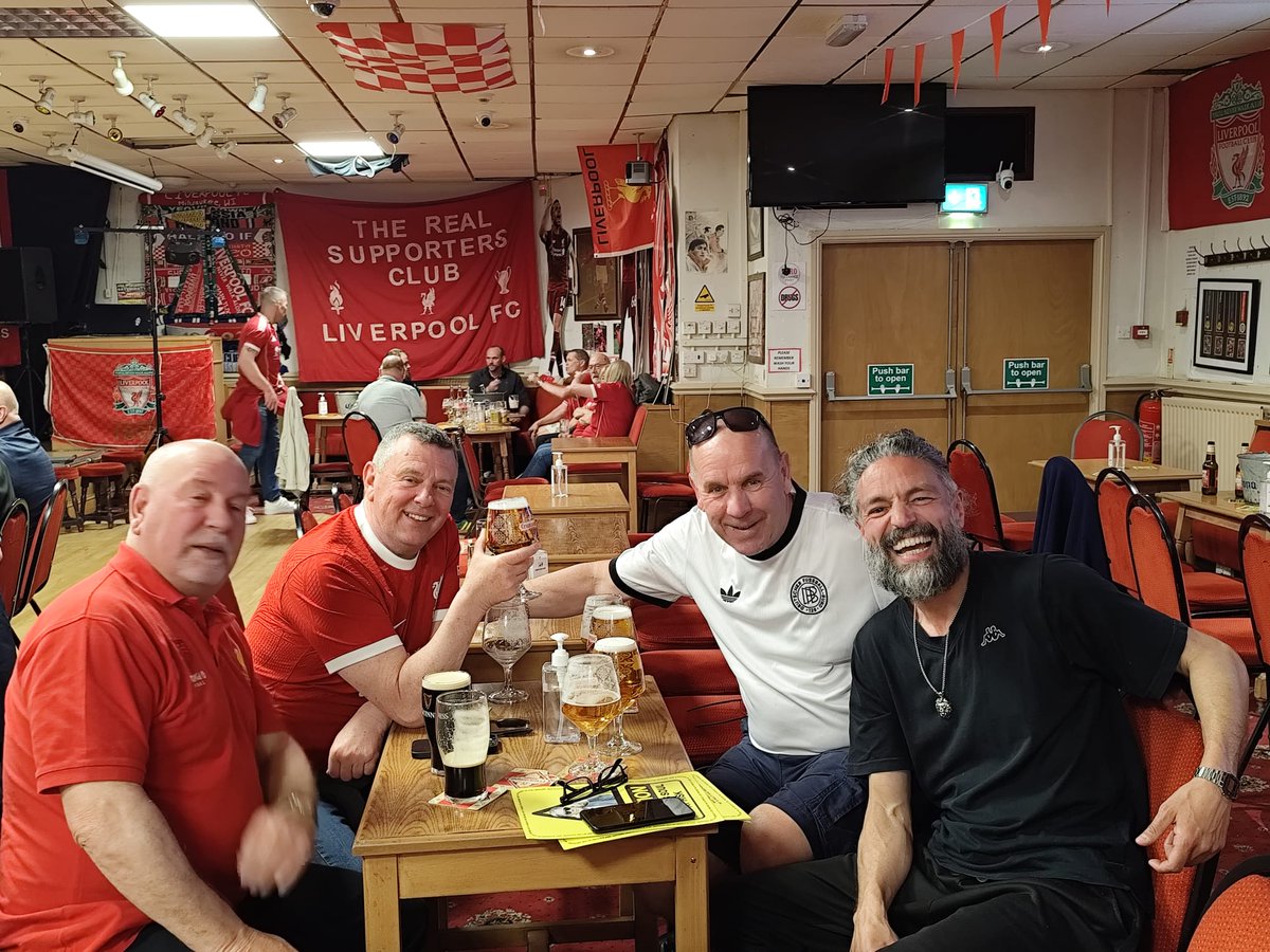 Great day at match then back club with lads 🍺🍻