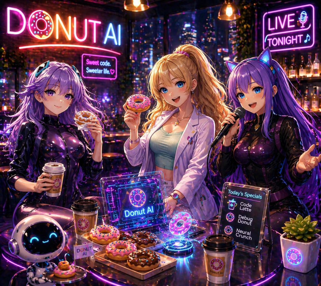 This isn’t about donuts. 
It’s about control.

While everyone builds louder, more complex systems…
the real edge is making power feel effortless.

That’s Donut AI.

Clean. Precise. Invisible.
But doing more than you think.

Because the future belongs to what feels simple not