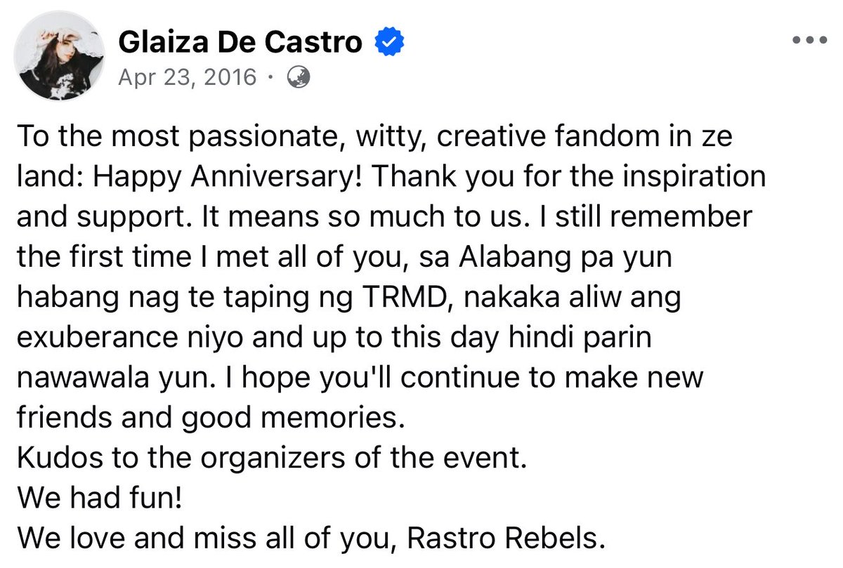 ashiestclaire's tweet photo. Who would’ve thought that this fandom will be able to withstand the test of time? 10 years after #Rastrowback and the ‘lumang tao’ are having a block screening for RaStro’s comeback film.
Thank you @whianwamos & @glaizaredux for still saying yes and for giving us #IFIF ! https://t.co/r9gEThpwLm