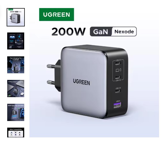 shopping_soma's tweet image. "200W power ebong GaN projukti—Macbook theke iPhone thakun purno charge-e!"
Buy- alli.pub/7bzcnw

#UGREEN200W
#GaNCharger
#FastCharging2026
#TechTravel
#MacbookAccessories