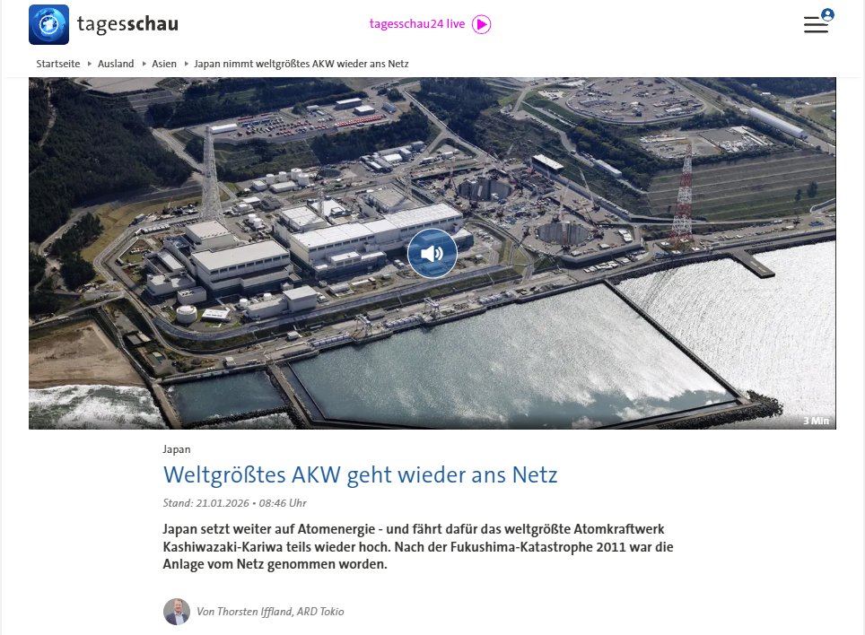 horn_helmut's tweet image. Gelockt von Subventionen hat die deutsche Wirtschaft aber daran kräftig mitgewirkt. Auch heute noch! 
Derweil setzen die Länder, in denen direkt atomare Kernschmelzen stattgefunden haben, nach wie vor auf die #Kernkraft: #Japan und die #Ukraine!