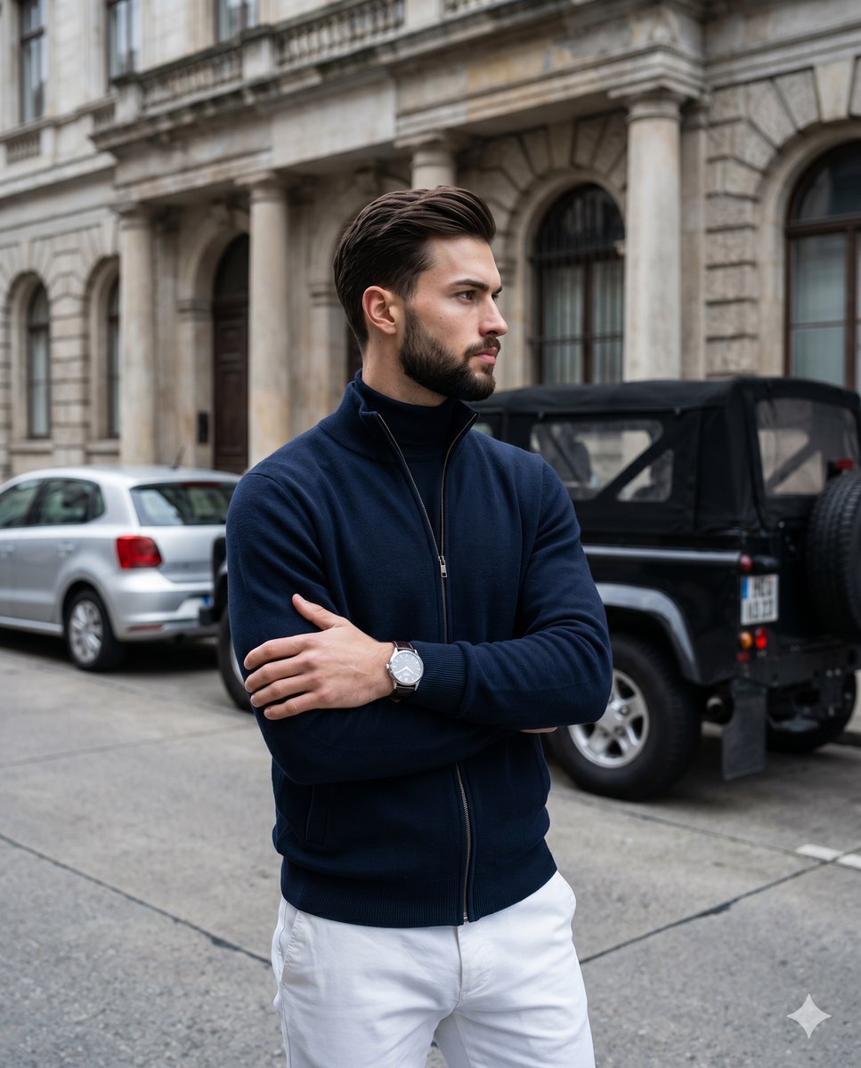 Luxury Menswear Street Portrait