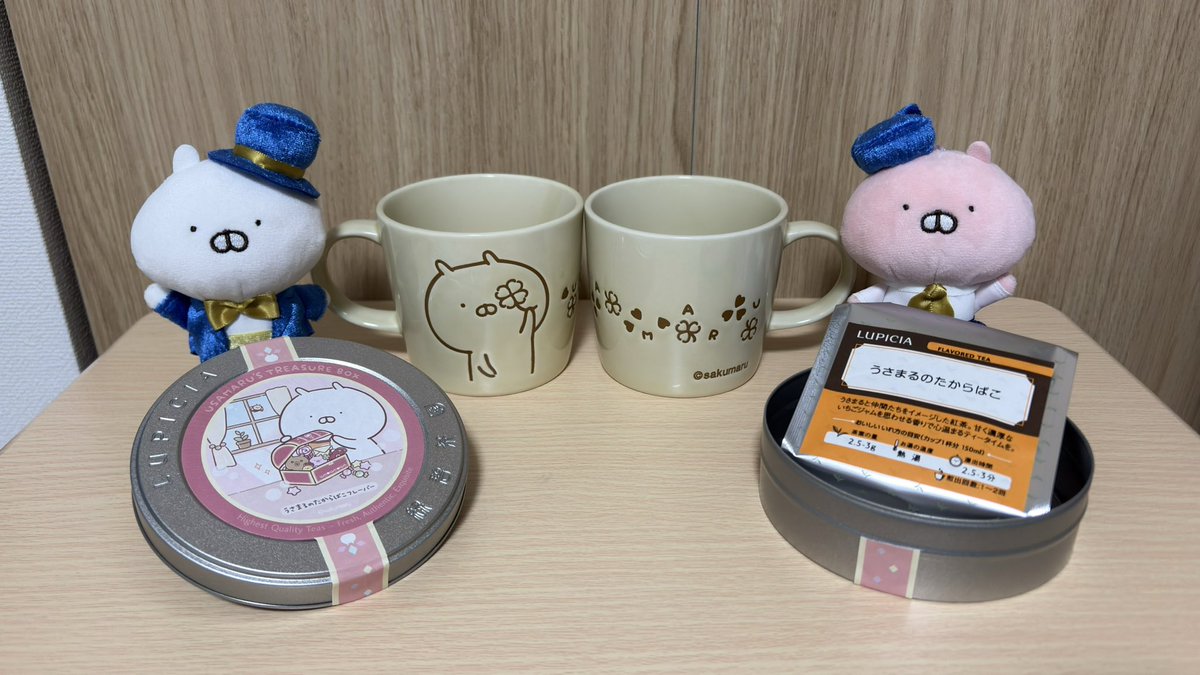MarkR_SimRacing's tweet photo. ついにうさまる展の紅茶をいただきます。うさまる展マグカップも解禁。とってもかわいい。
#うさまる https://t.co/8mnUdcvCD7