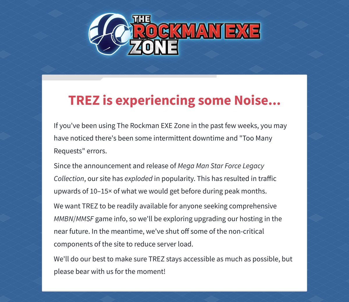 The Rockman EXE Zone tweet media