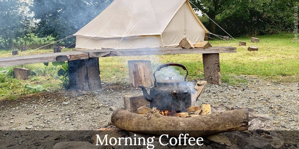 belltentuk's tweet image. Morning coffee ☕️ brewing outside the tent, it cannot get better! #coffee #newday