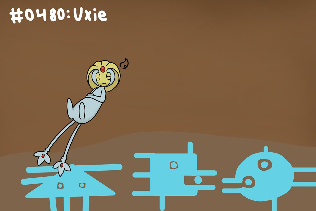 ailingbubbles's tweet image. #0480: Uxie

#Pokemon #digitalart