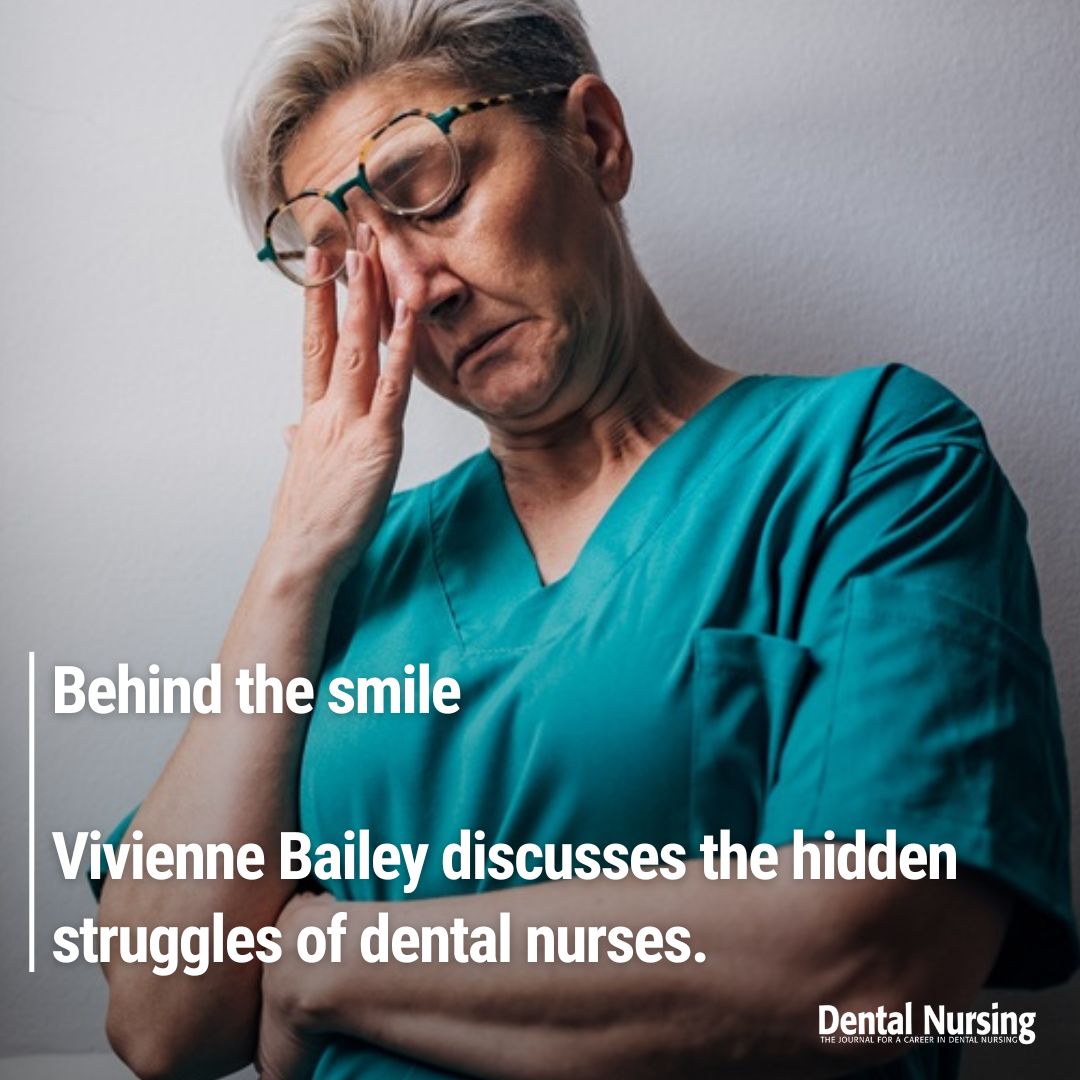 DentalNJournal's tweet image. Behind the smile🥲

Vivienne Bailey discusses the hidden struggles of dental nurses.

Use your subscription to read the article here:
➡️  ow.ly/vZYv50YOXrI

#dentalnurse #dentalnursing #wellbeing #memoir #harassment #abuse #dentistry
