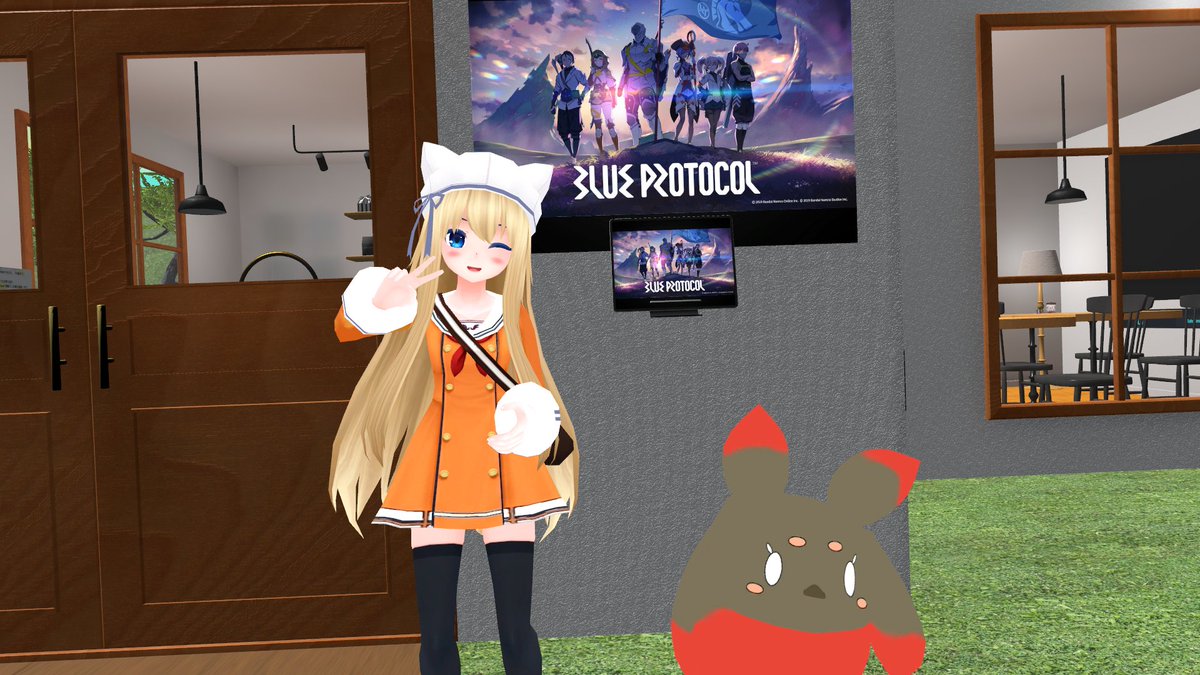 banjiro99's tweet image. 前からやろうと思っていた改変！
VRCで（多分）一番有名な彼女になります！

#Quiche_light #BP #VRchat