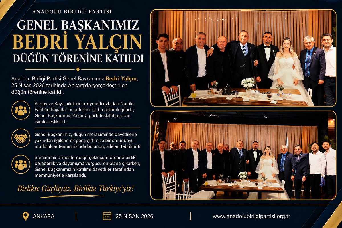 Anadolu Birliği Partisi 🇹🇷 tweet media
