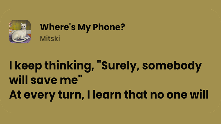 random mitski's. tweet media